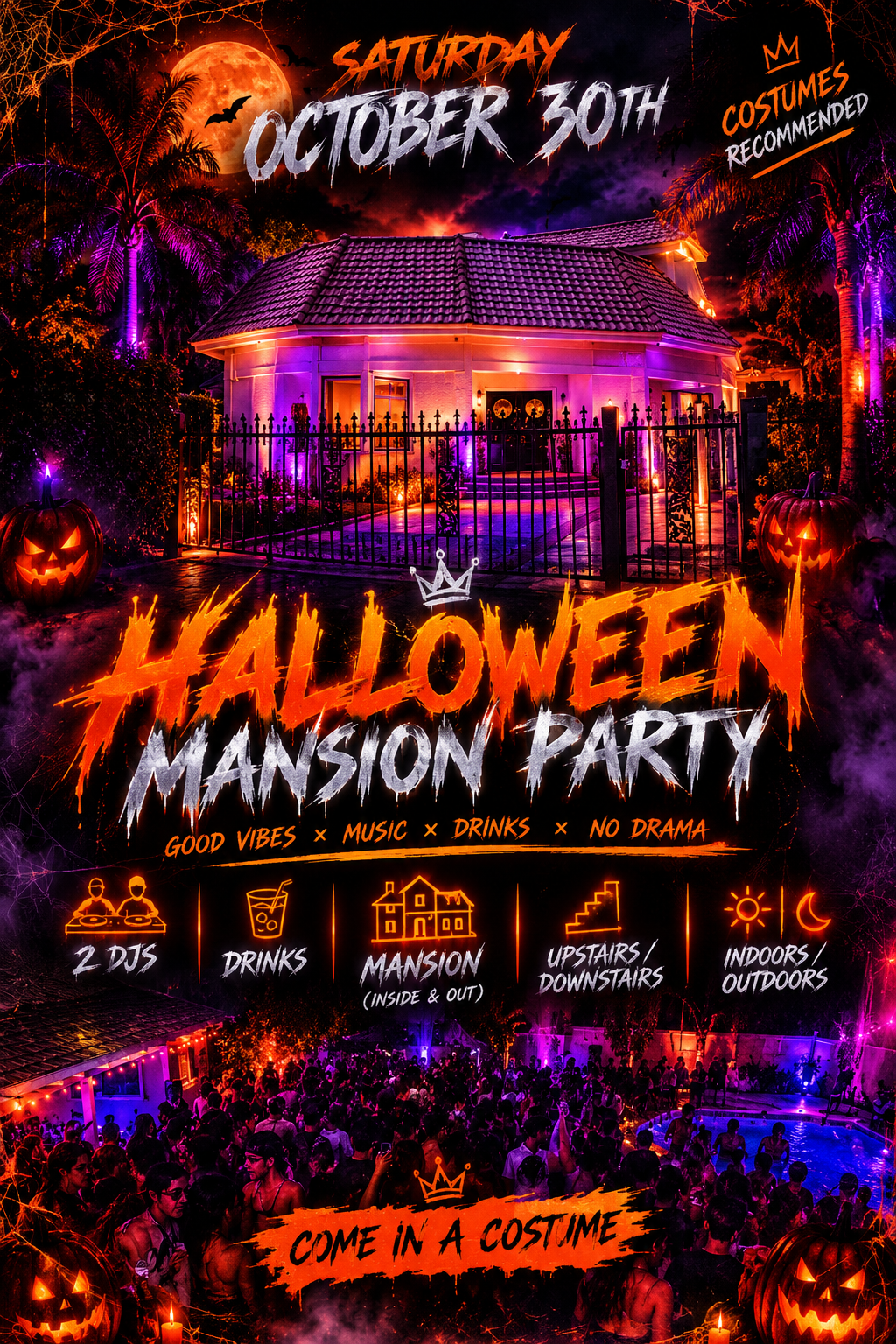 OCTOBER 30th Mansion Party