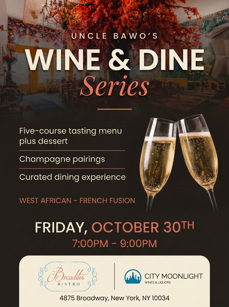 Uncle Bawo’s Wine & Dine Series