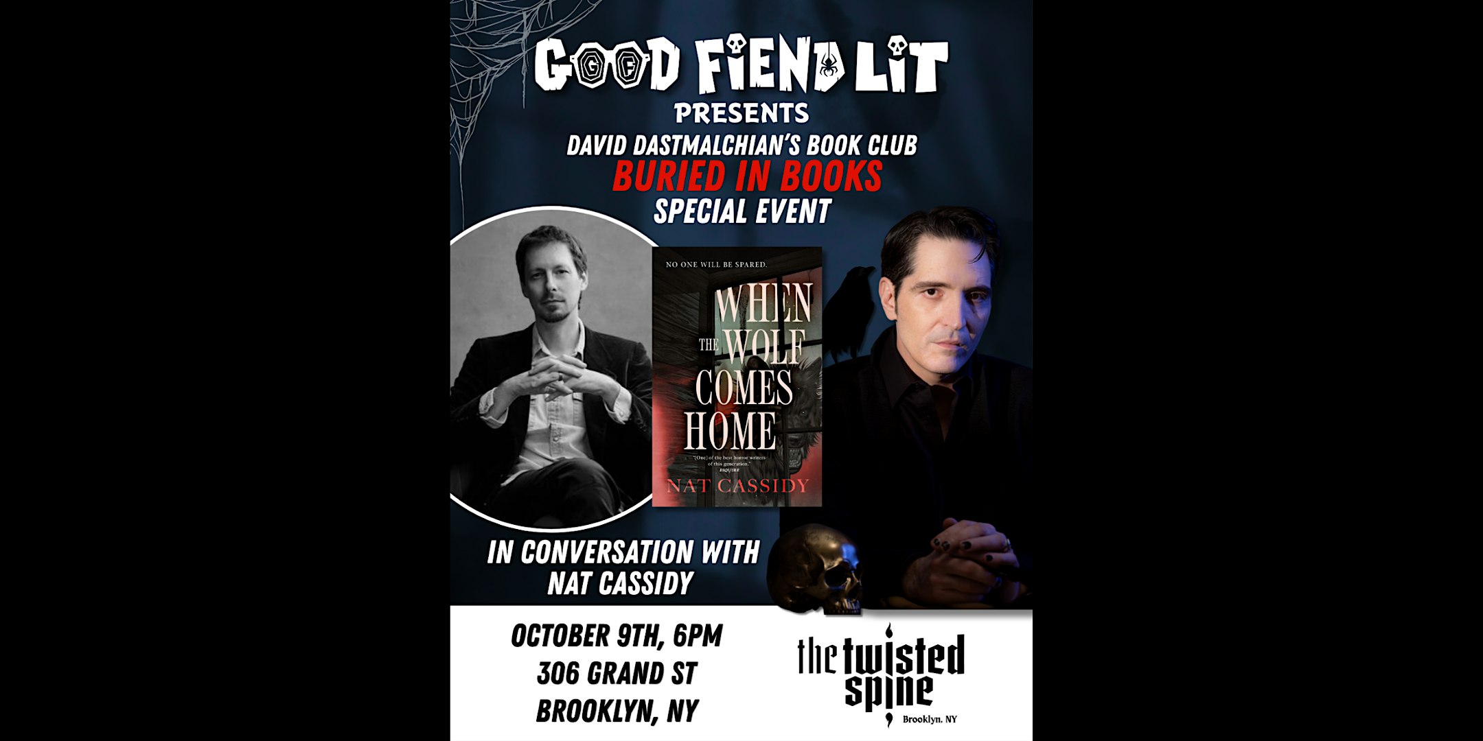 BURIED IN BOOKS SPECIAL EVENT with David Dastmalchian & Nat Cassidy