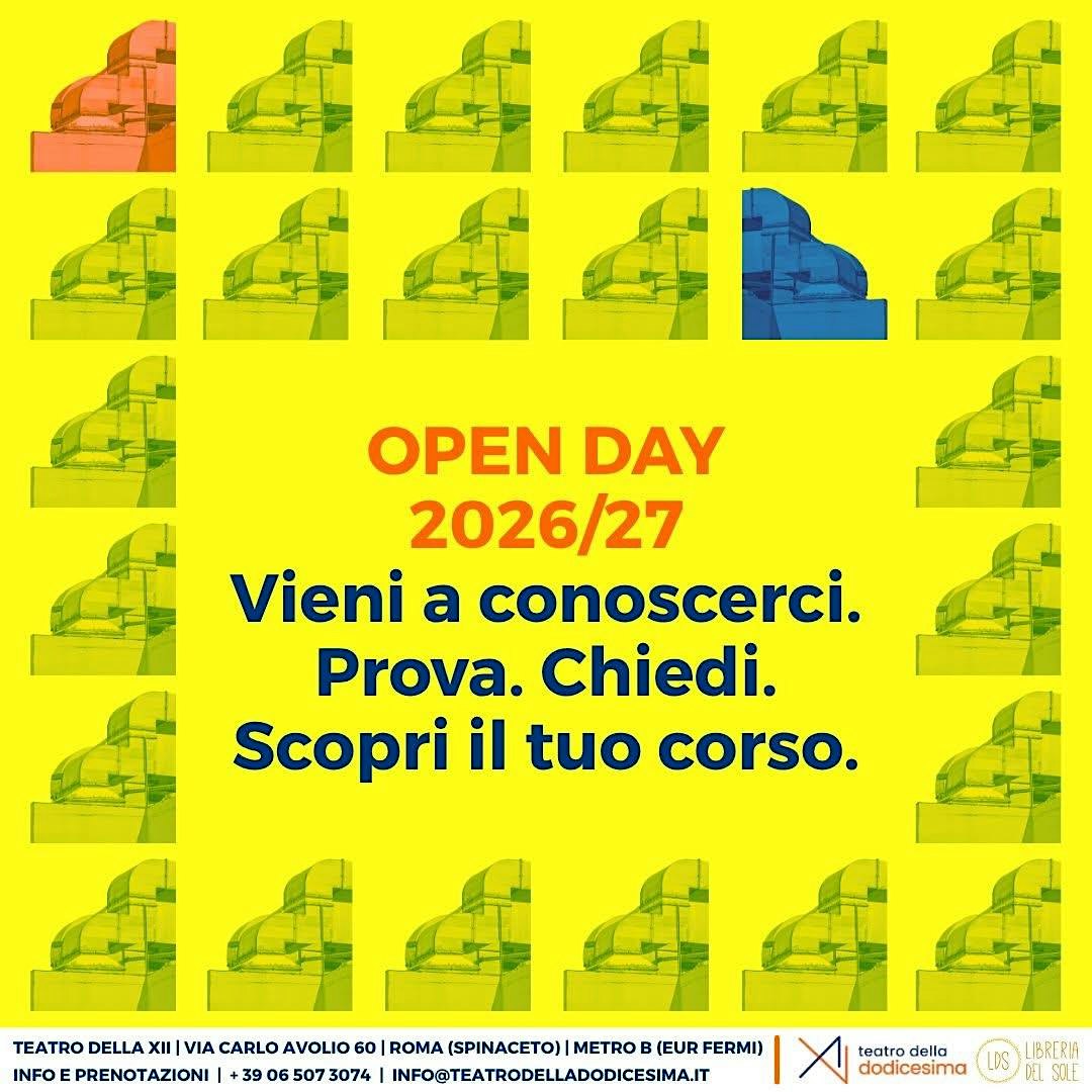 OPEN DAY DELLA DODICESIMA