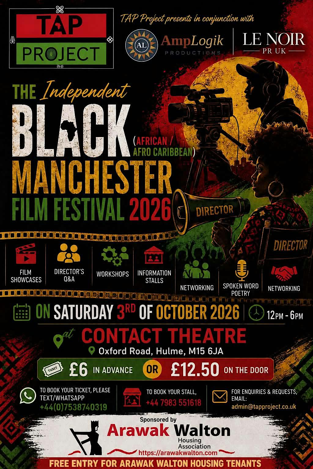 The Independent Black (African/Caribbean) Manchester Film Festival  2026