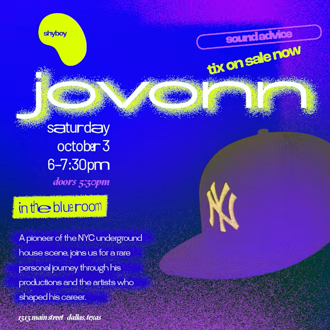 SOUND ADVICE | Jovonn