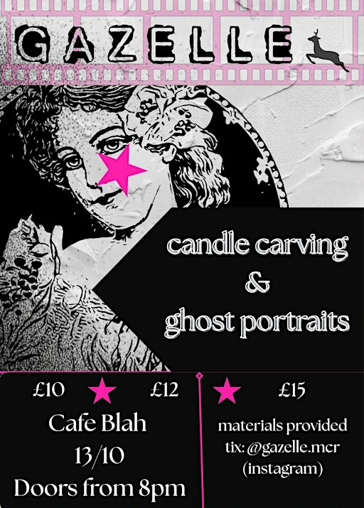 Candle carving and ghost portraits