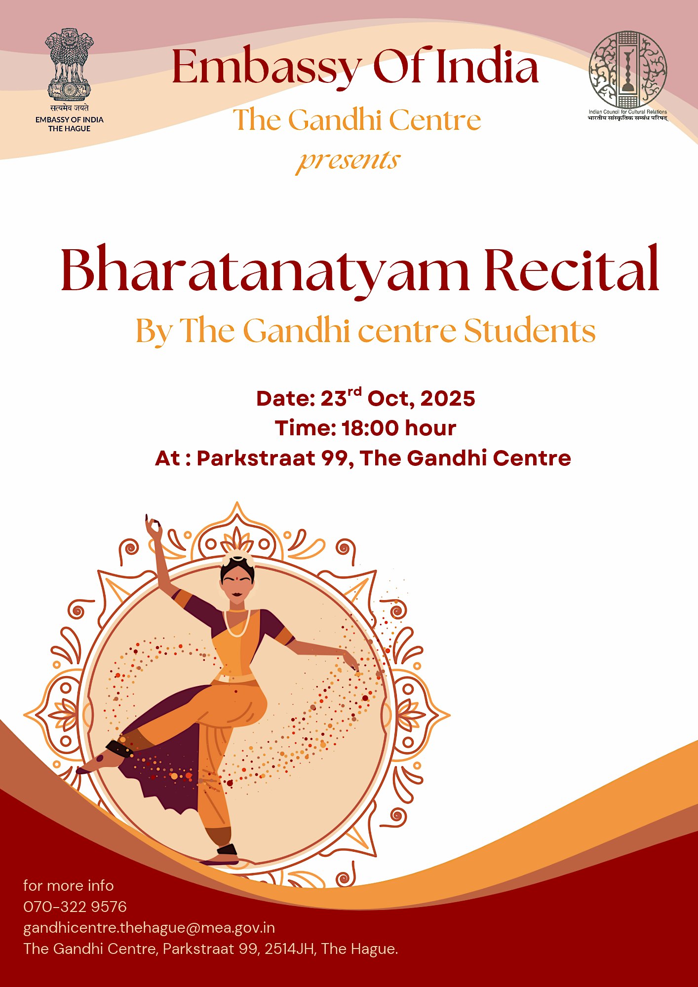 Bharatanatyam Recital by The Gandhi Centre Students