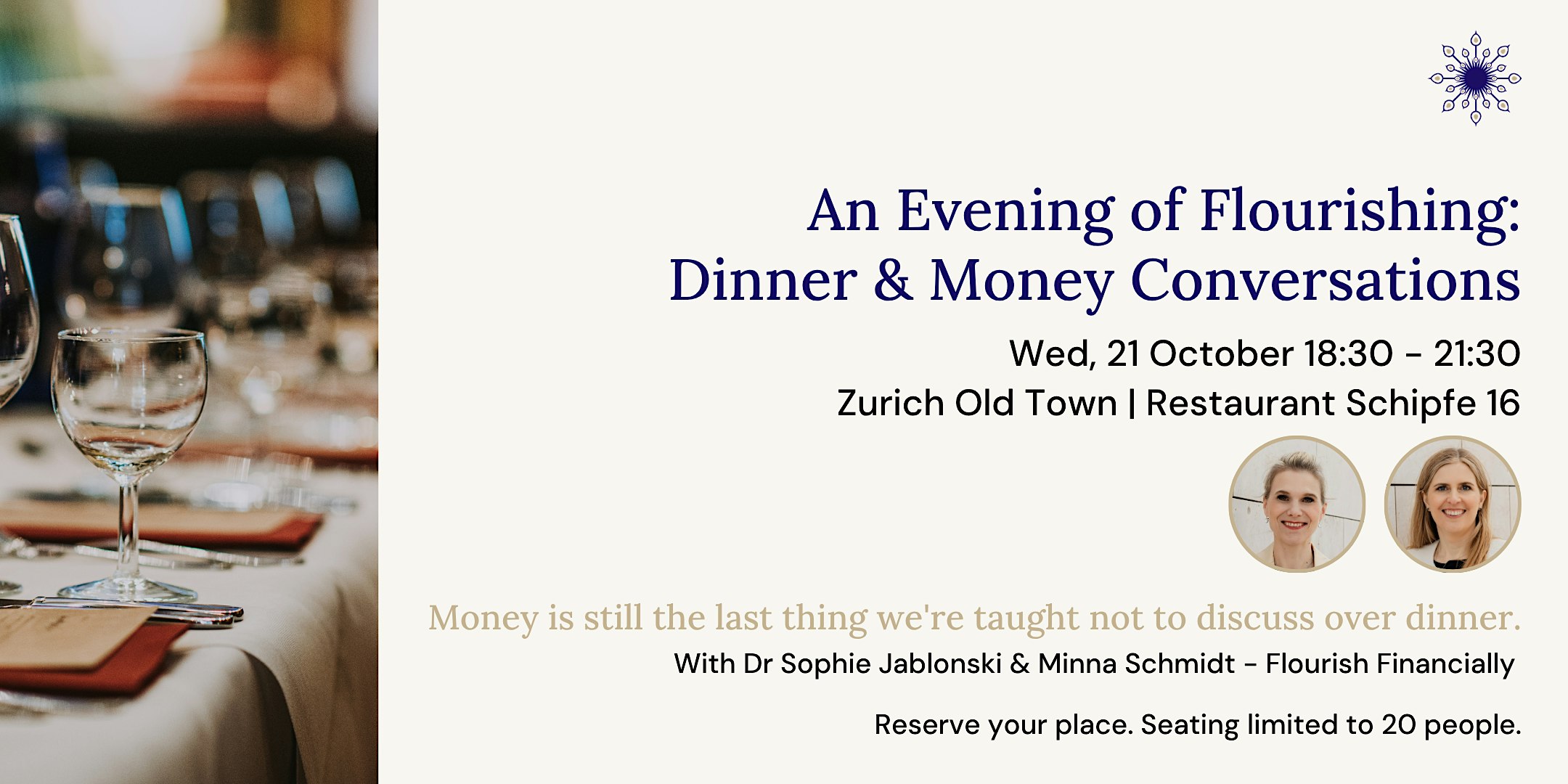 An Evening of Flourishing: Dinner & Money Conversations