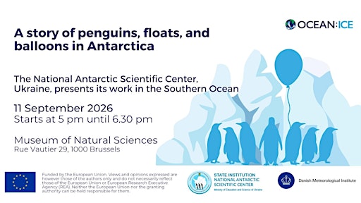 A story of penguins, floats and balloons in Antarctica