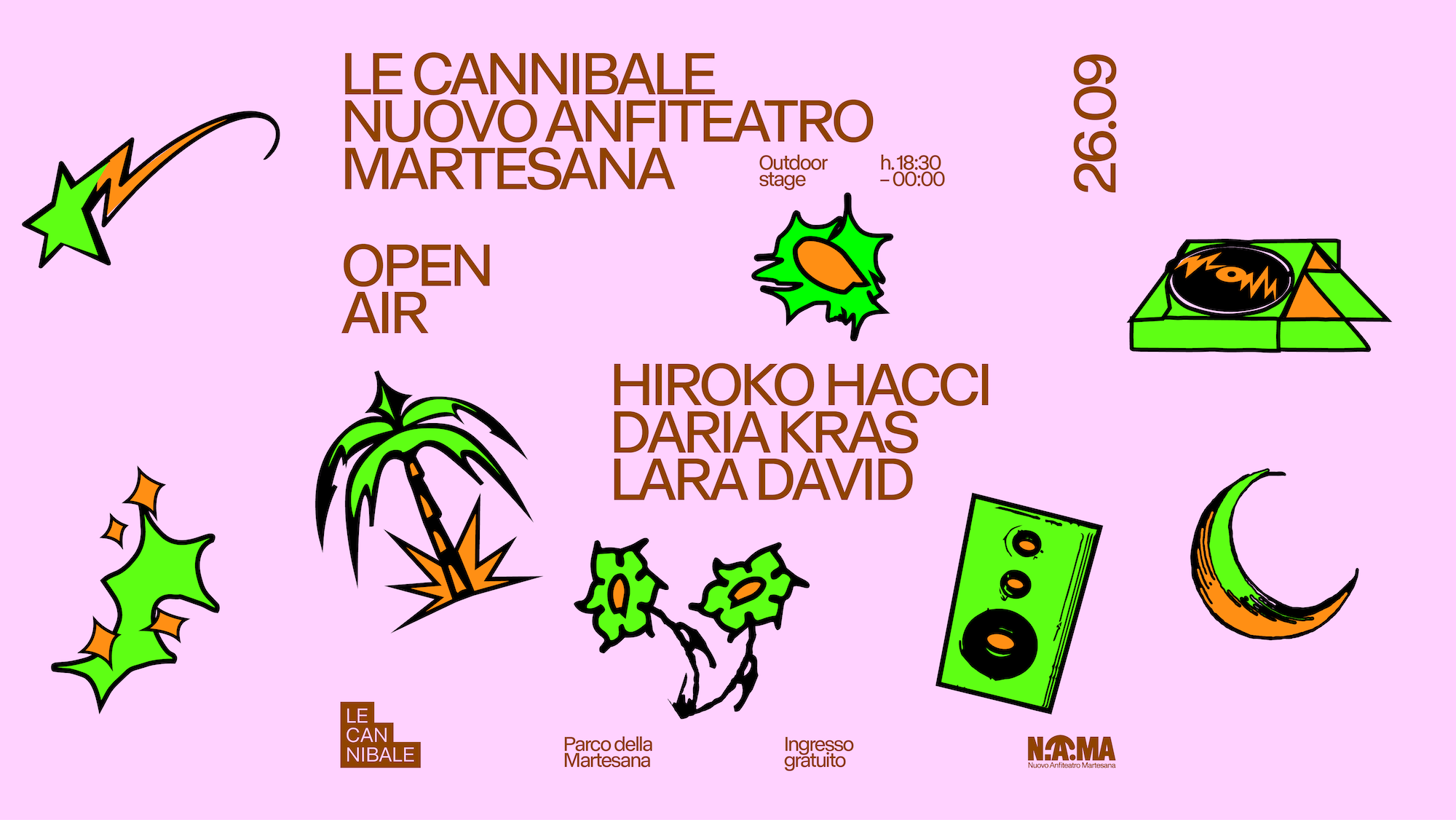 Le Cannibale Open Air - Daria Kras, Hiroko Hacci, Lara David