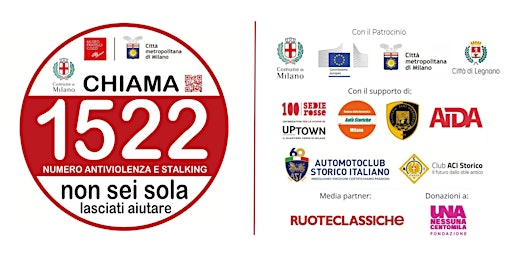 1522 | Motori in marcia contro la violenza sulle donne - 20 settembre