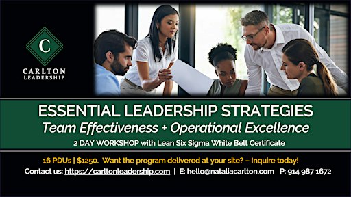 Master Essential Leadership Strategies | November 19 - 20