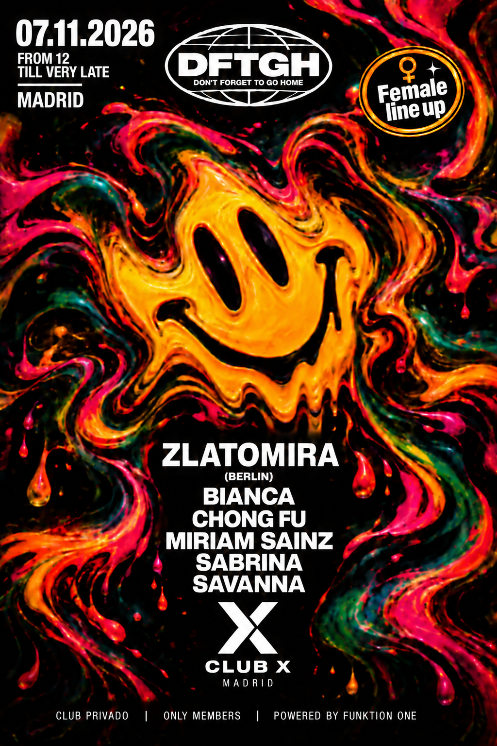 DFTGH Zlatomira in Club X (All Female Line up)