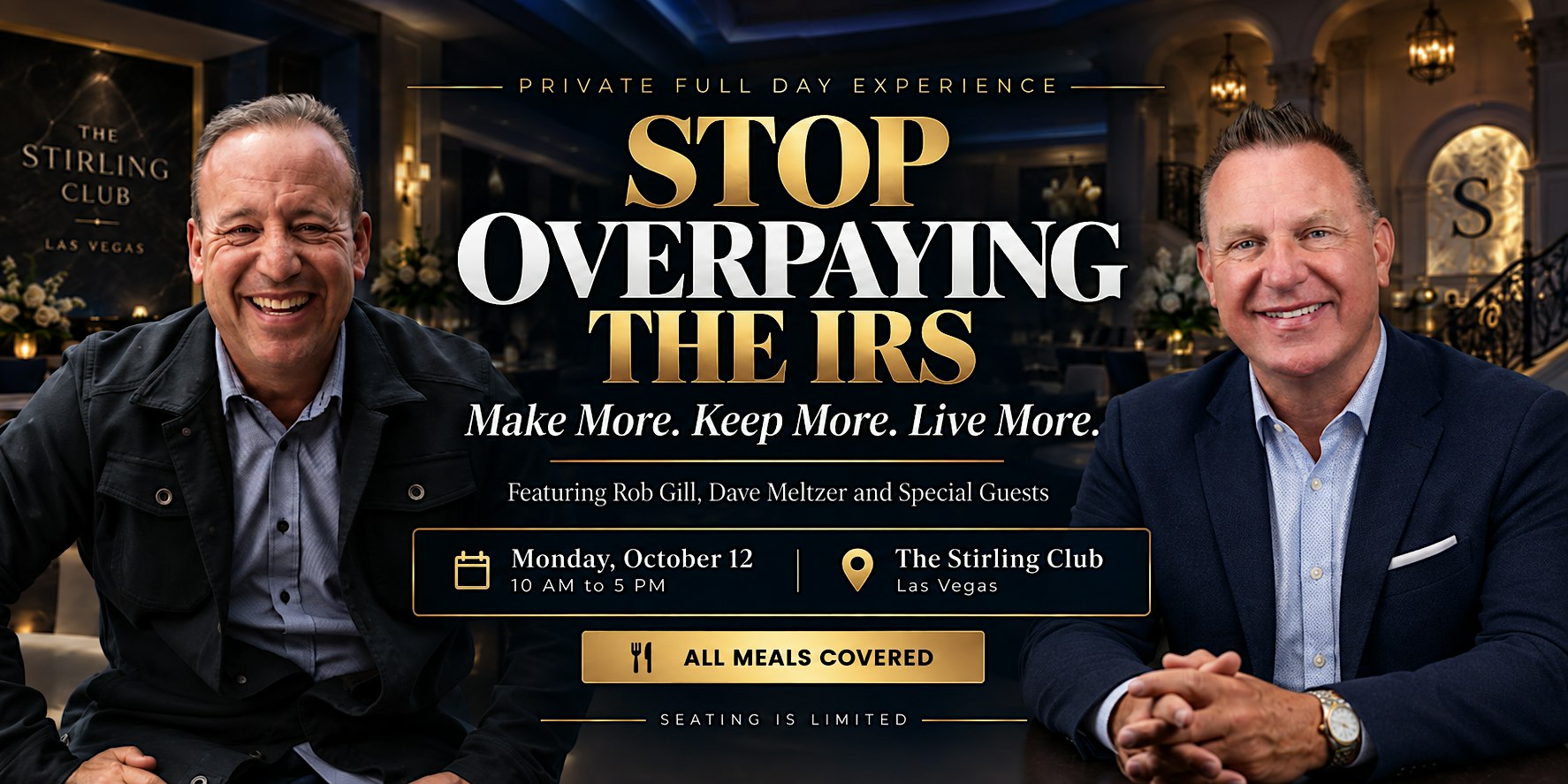 Stop Overpaying the IRS: Make More. Keep More. Live More.
