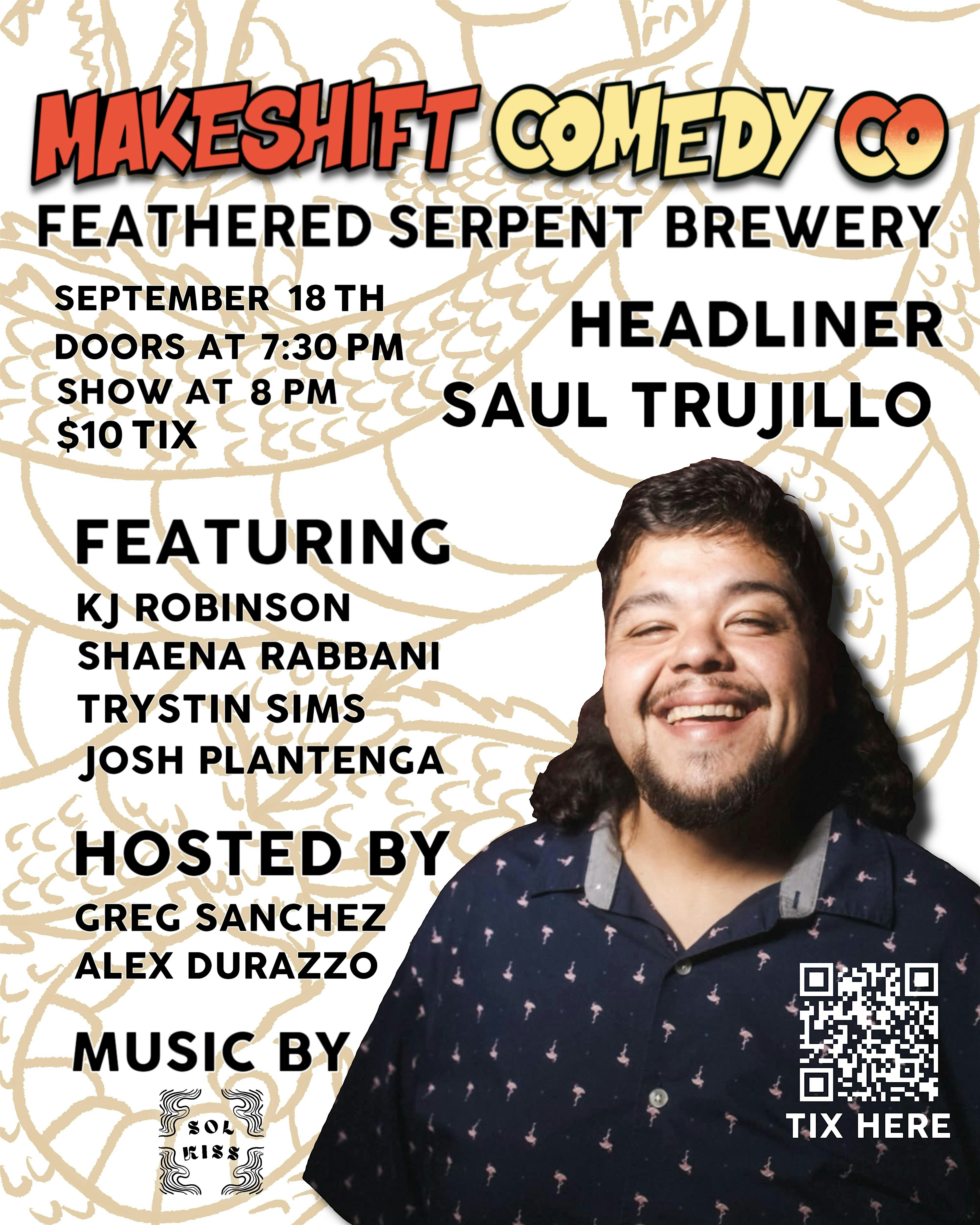 Makeshift Comedy @ Feathered Serpent (La Puente)