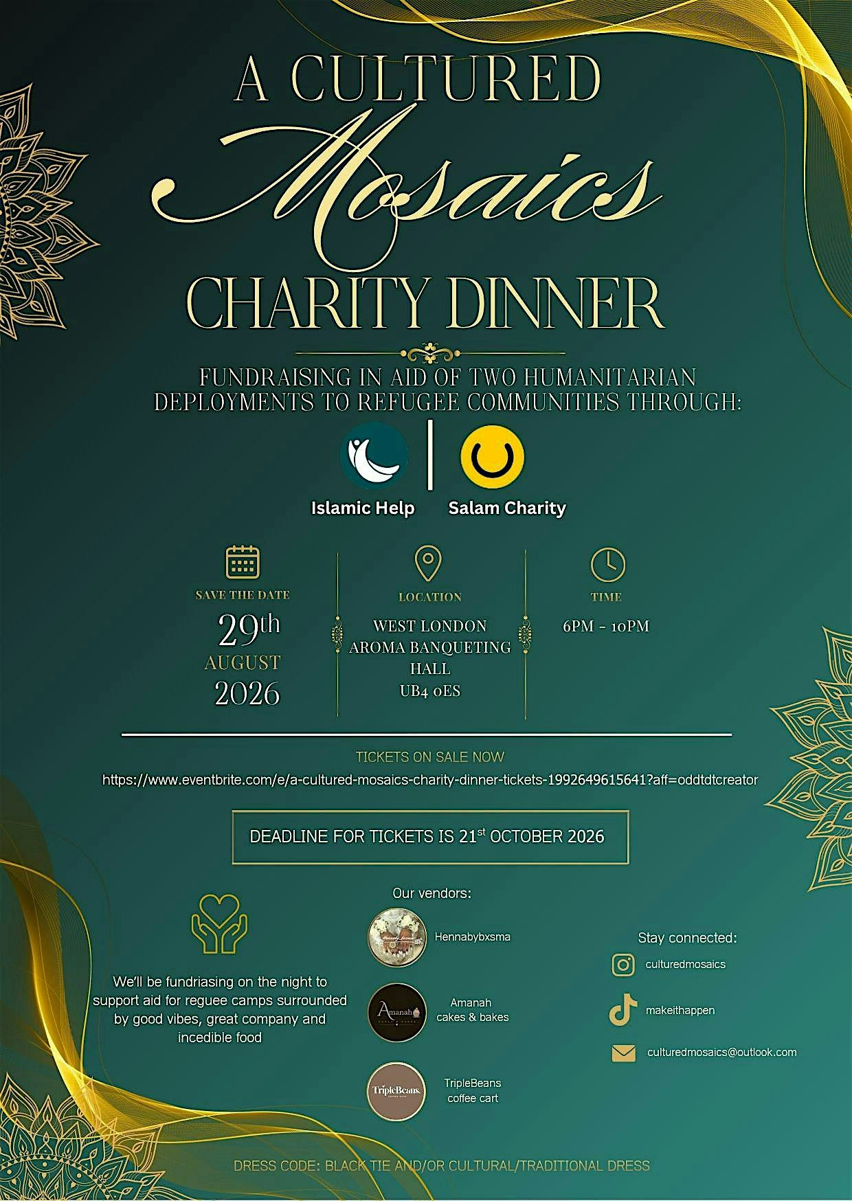 A Cultured Mosaics Charity Dinner