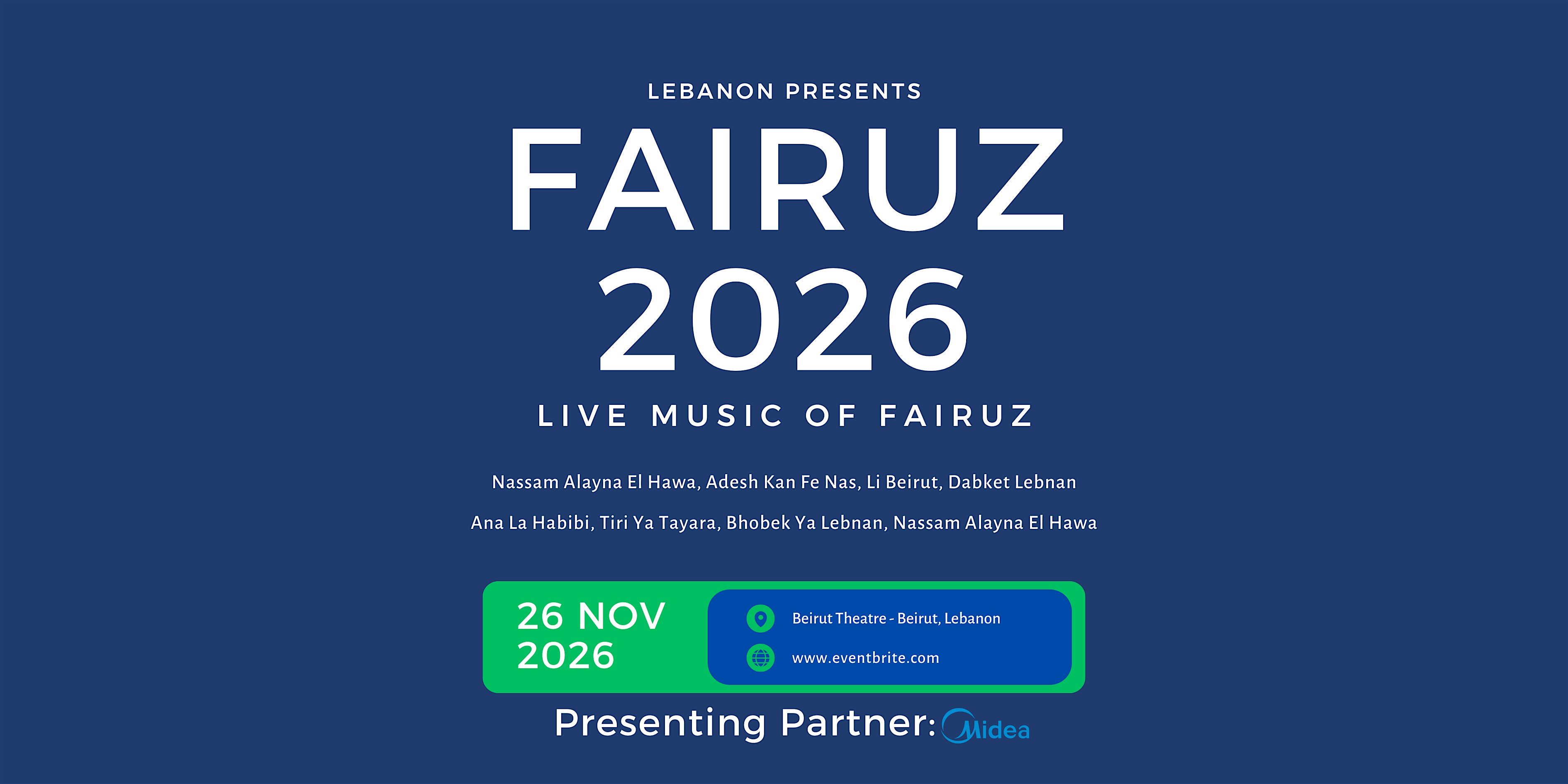 FAIRUZ 2026 (LIVE IN LEBANON)