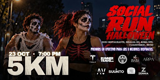 SOCIAL RUN HALLOWEEN BY RUNNER TRAVEL MX & FALCONS