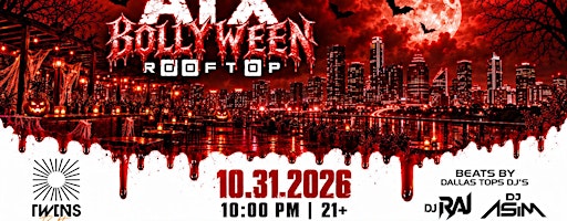 ATX BOLLYWEEN | Halloween Party at Twins Rooftop