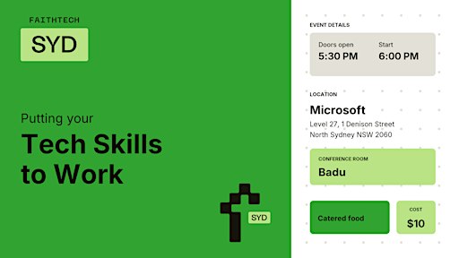 FaithTech Sydney: Putting Your Tech Skills to Work