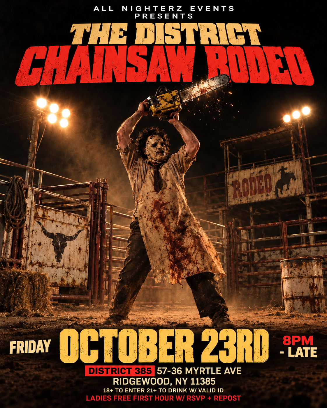 THE DISTRICT CHAINSAW RODEO (18+)