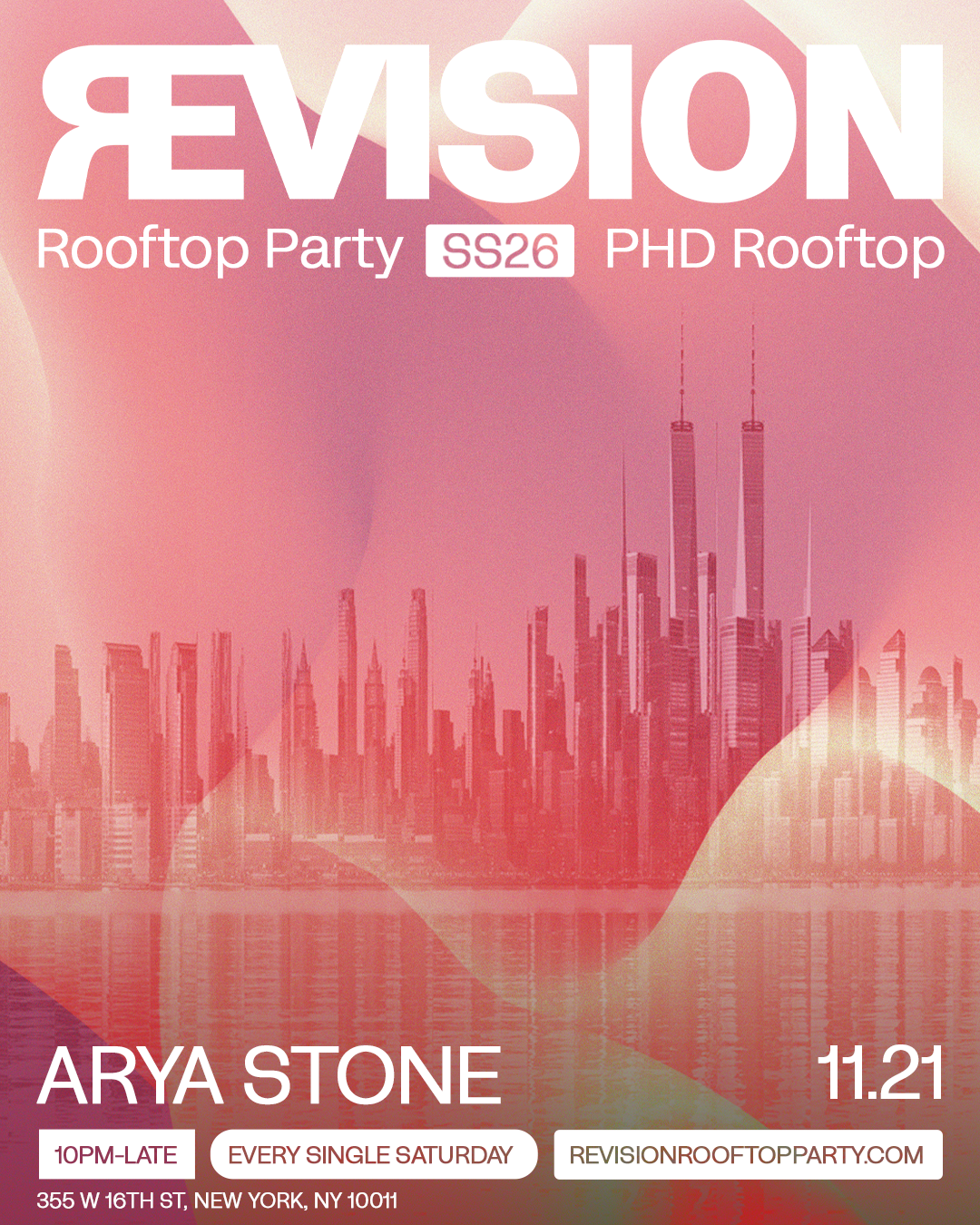 revision rooftop party // 11.21.26 