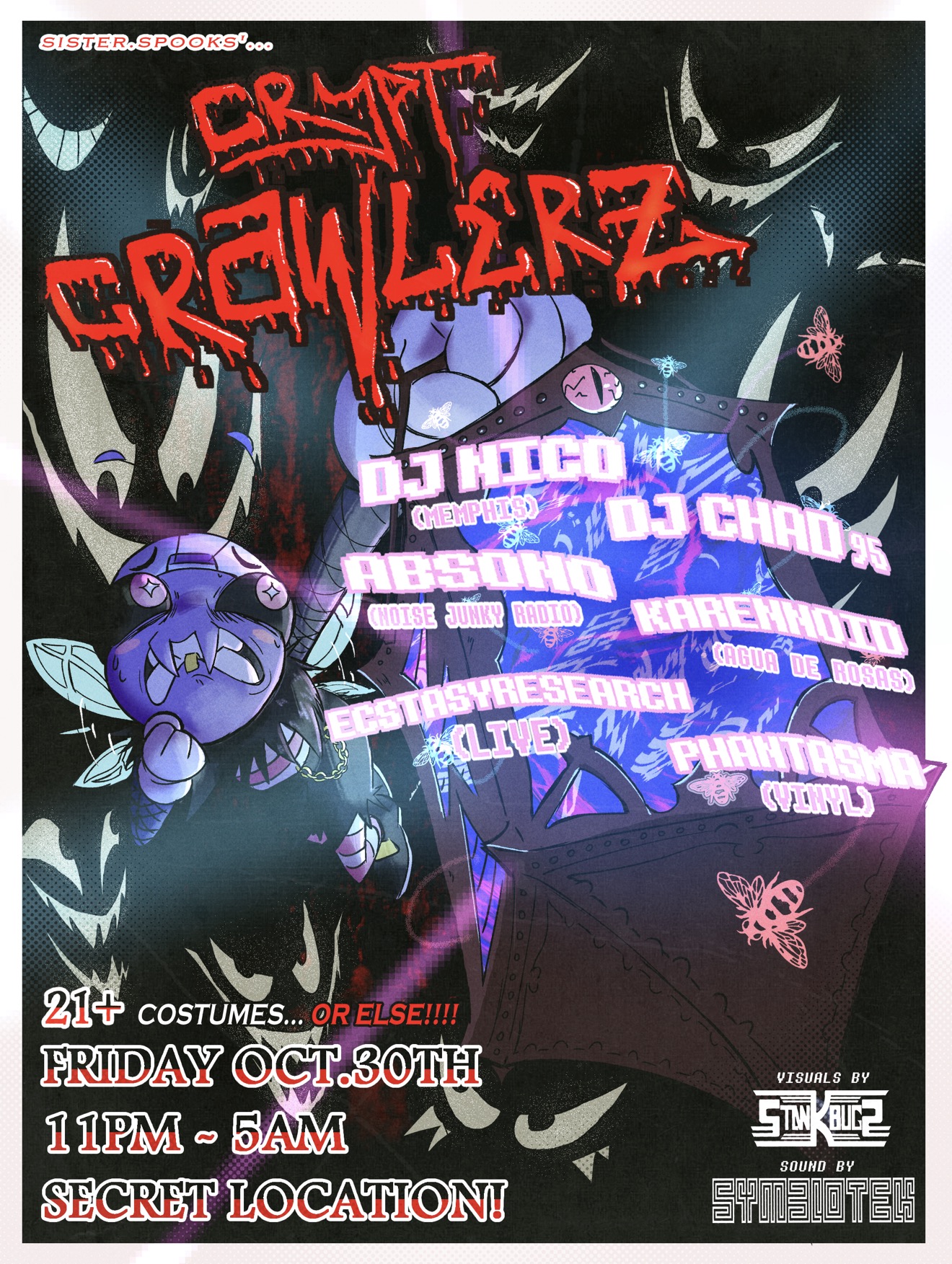 SISTER.SPOOKZ CRYPT CRAWLERZ