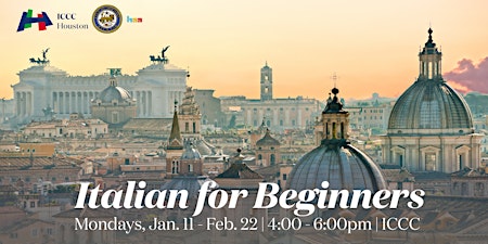 Italian Language Class for Beginners A1S1 (ICCC)