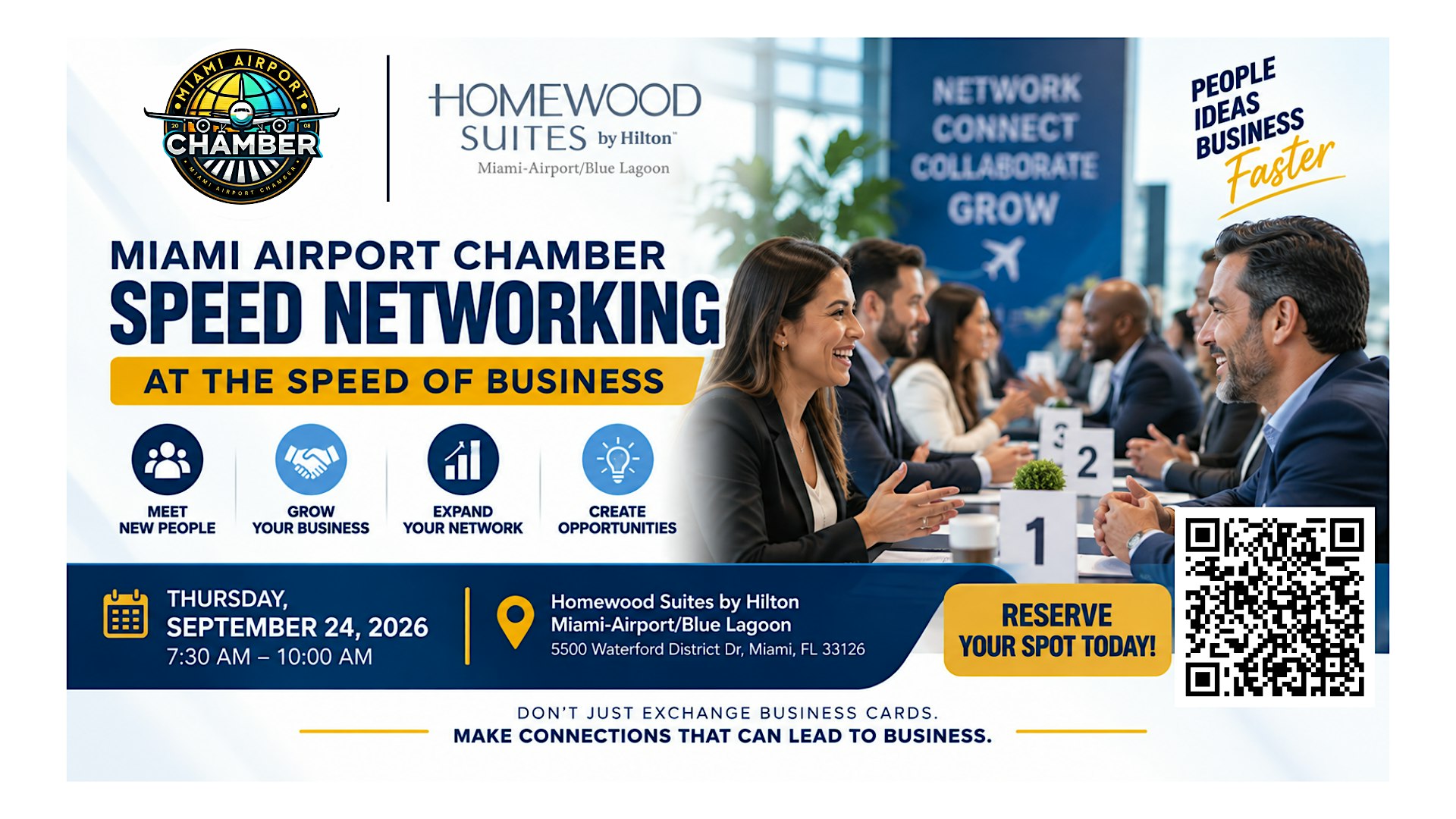 Miami Airport Chamber Speed Networking at the Speed of Business