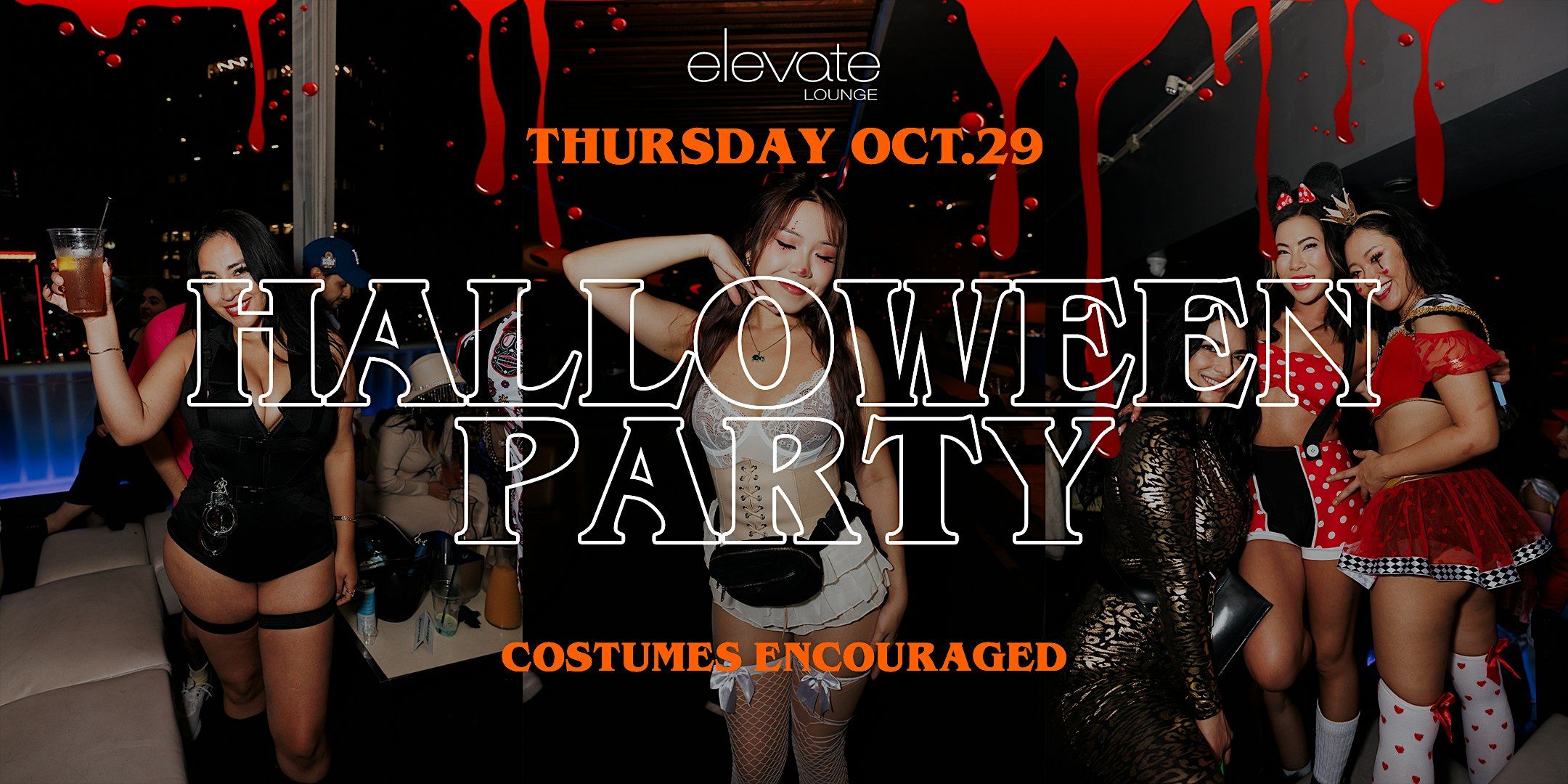 HALLOWEEN COSTUME ROOFTOP PARTY 18+  @ ELEVATE LOUNGE DTLA
