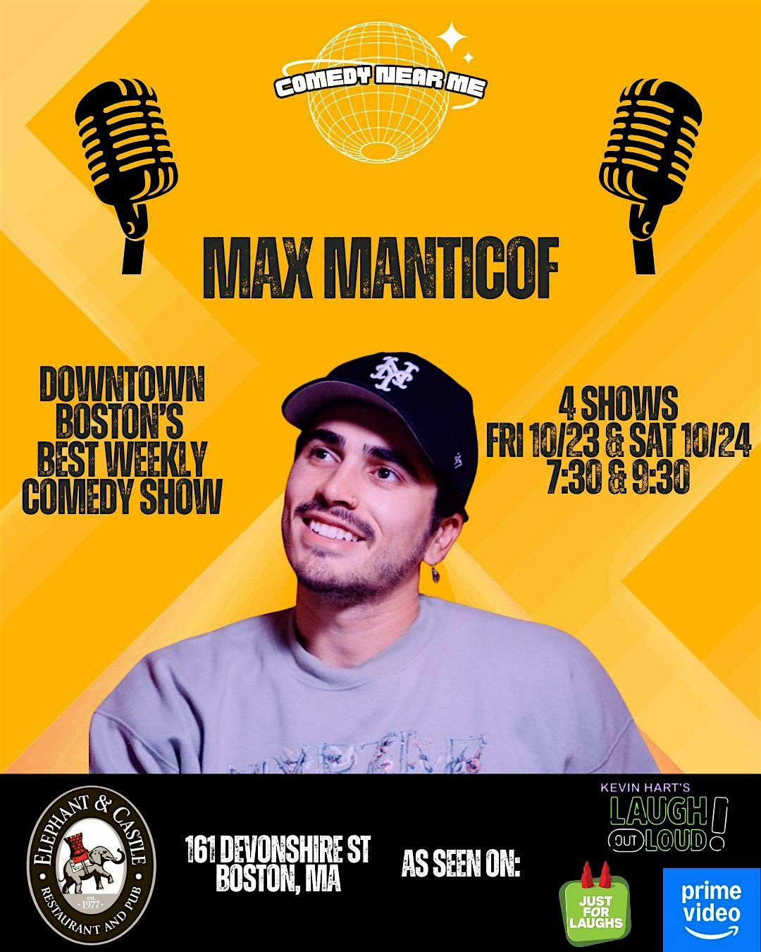 Late Show w/ Max Manticof @ Elephant & Castle