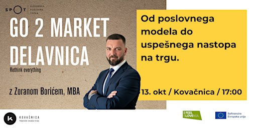 GO 2 MARKET DELAVNICA