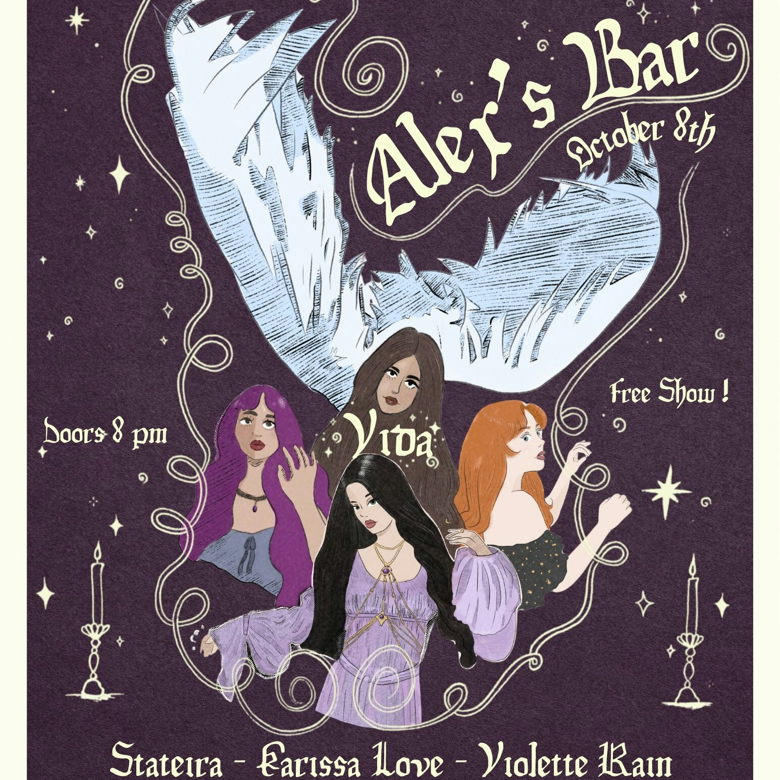 Vida + Karissa Love + Violette Rain + Stateria