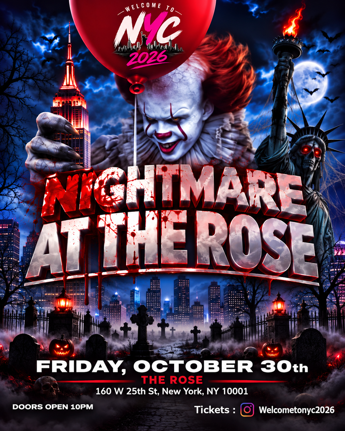 HALLOWEEN EVE @ ROSE ROOM (18+)