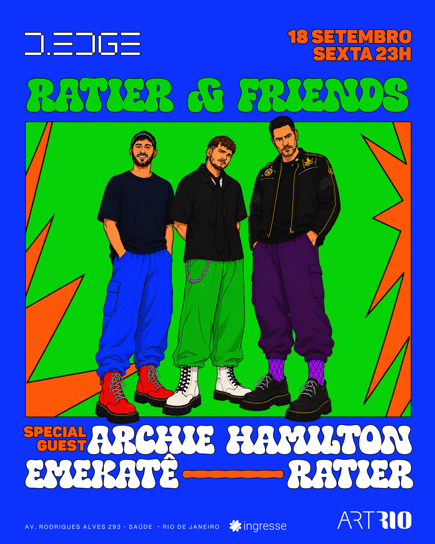 D-Edge Rio apresenta RATIER & FRIENDS with Archie Hamilton