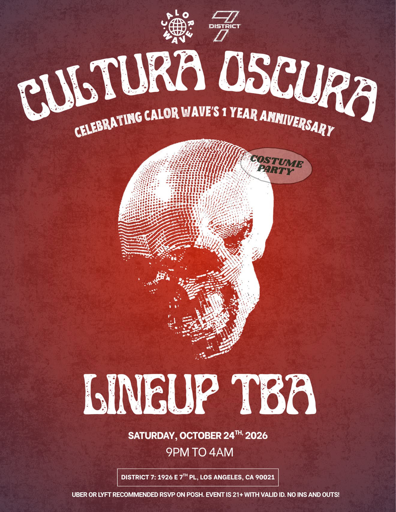 Cultura Oscura: Calor wave 1 Year Anniversary