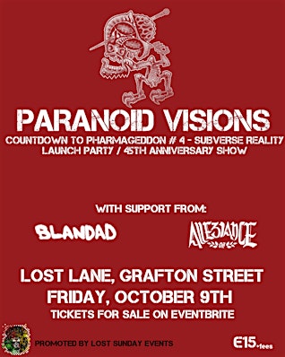 Paranoid Visions - Subverse Reality Album Launch Party