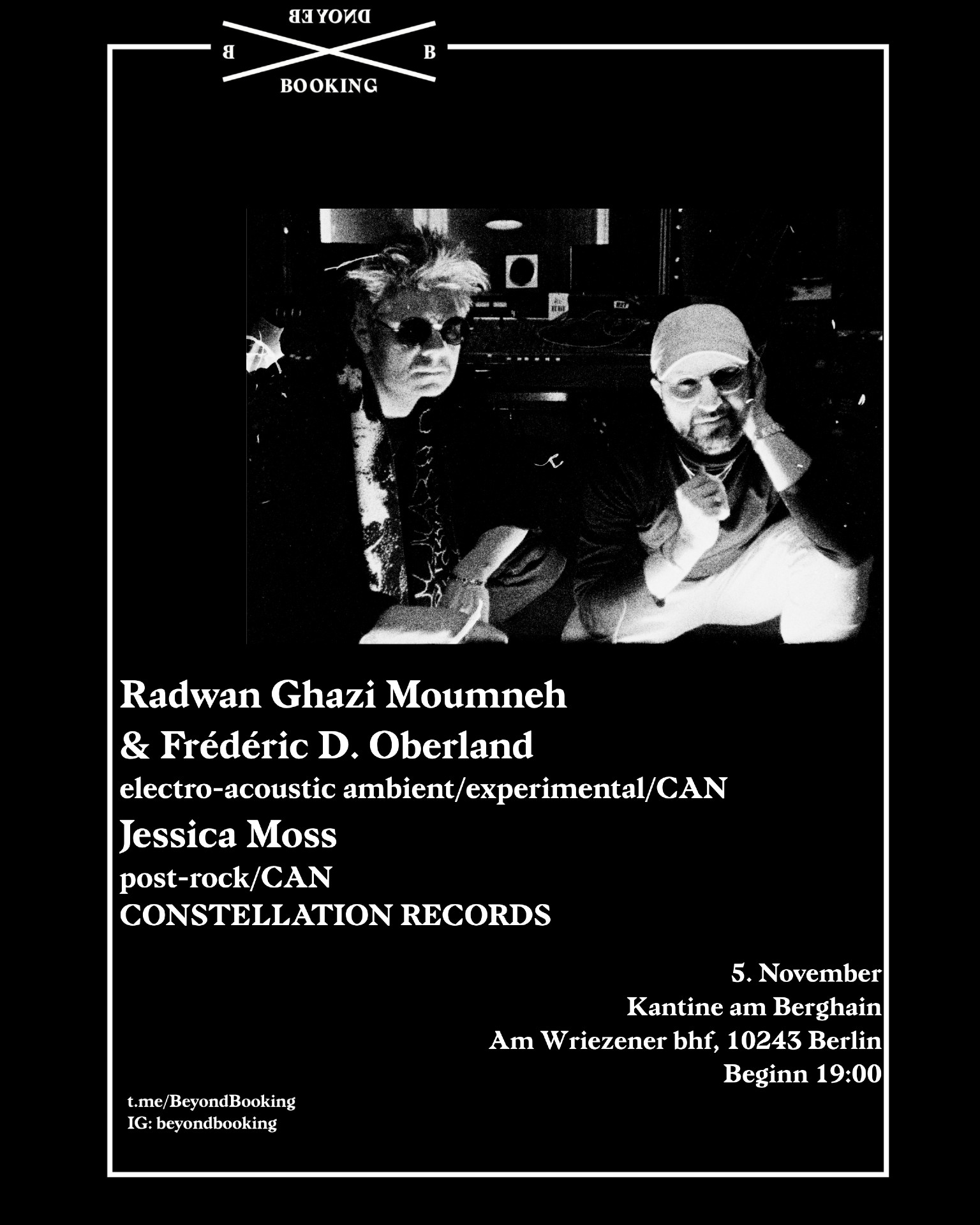 Constellation Records: Radwan Ghazi Moumneh & Frédéric D. Oberland x Jessica Moss
