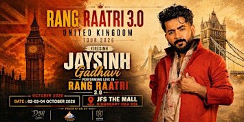 Rang Ratri 3.0 with Jaysinh Gadhvi (Saturday - 3rd Oct)