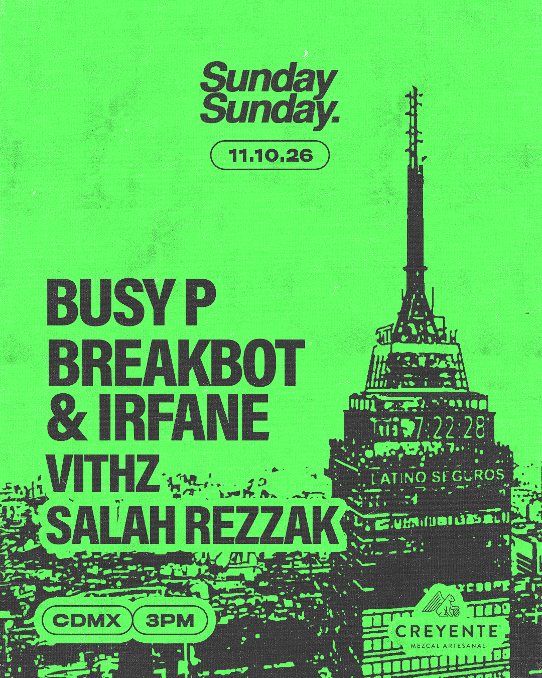 Sunday Sunday CDMX: 11.10.26