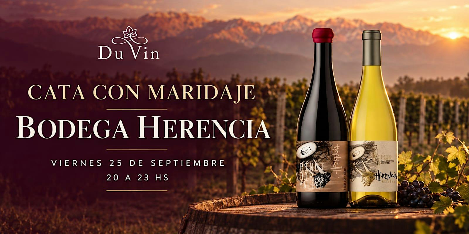 Cata con maridaje | Bodega Herencia