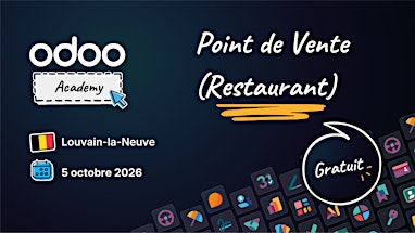 Odoo Academy Point de Vente (Restaurant)- Louvain-la-Neuve