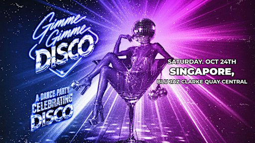 Gimme Gimme Disco at Blu Jaz, Clarke Quay Central