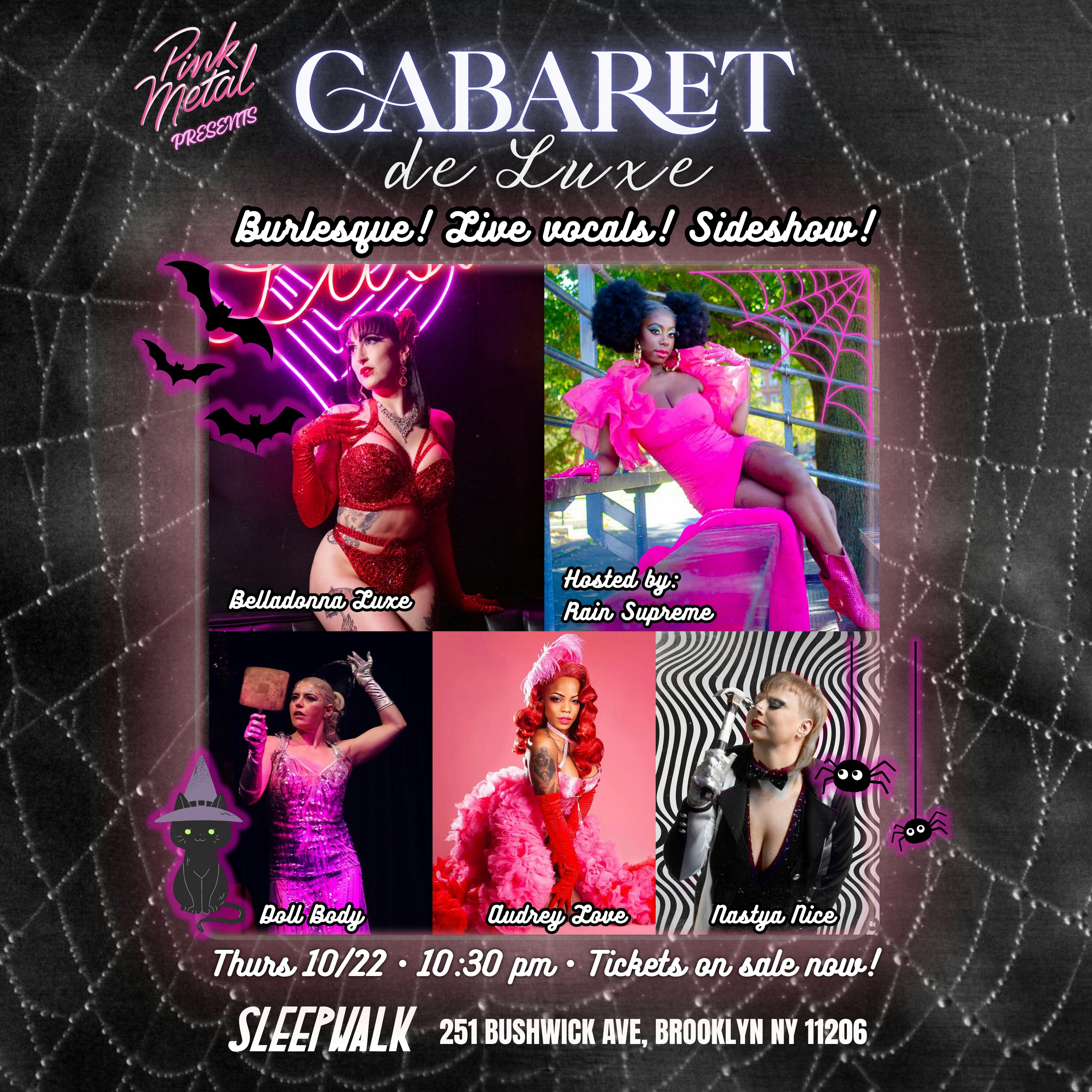 Pink Metal Presents: CABARET DE LUXE
