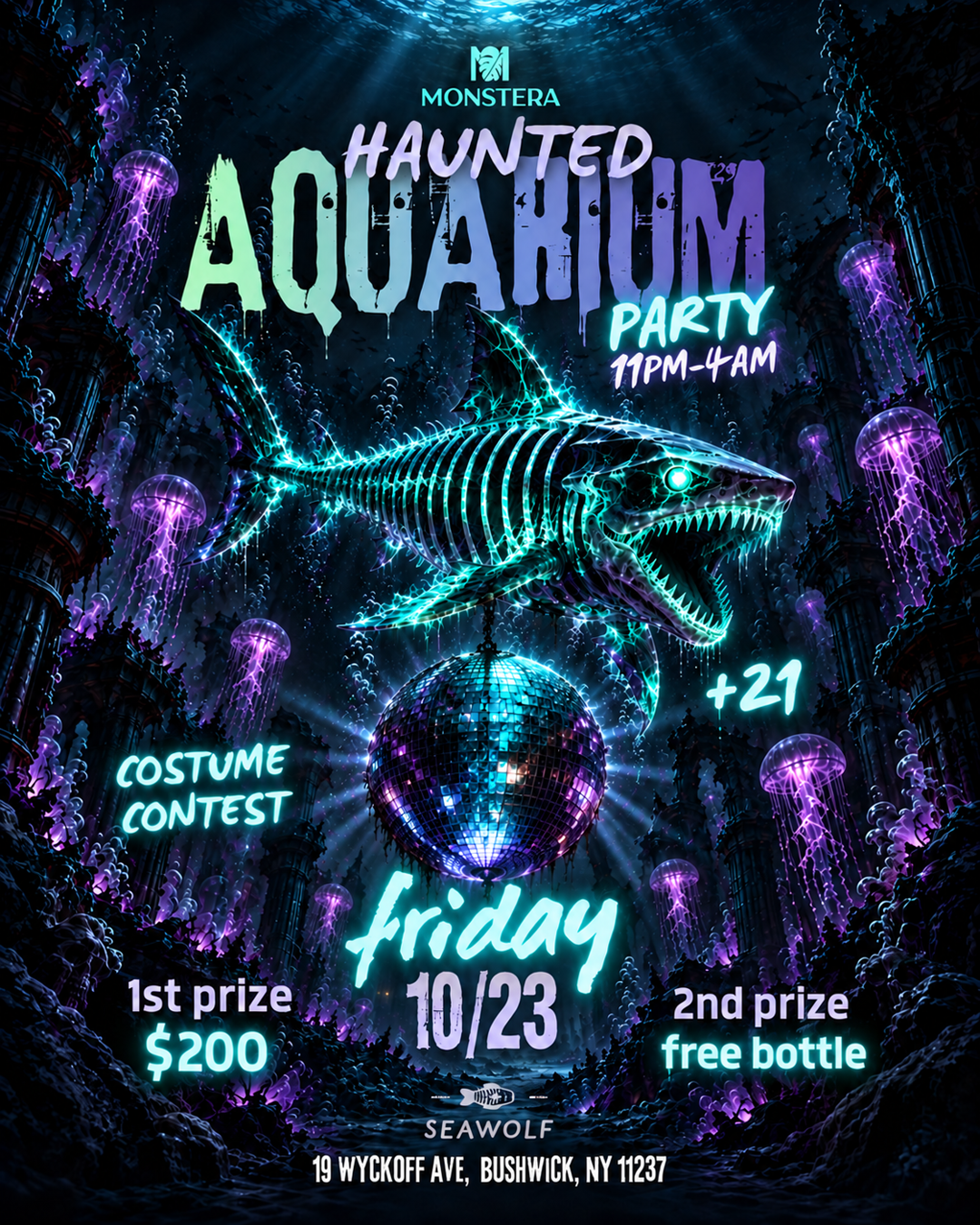 Haunted Aquarium Reggaeton Party | Costume Contest