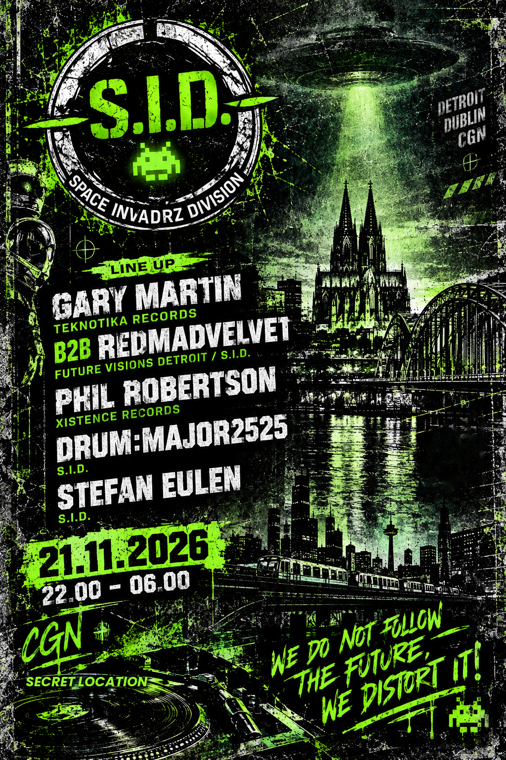 Space Invadrz Division meets Teknotika Records Detroit & Xistence Records
