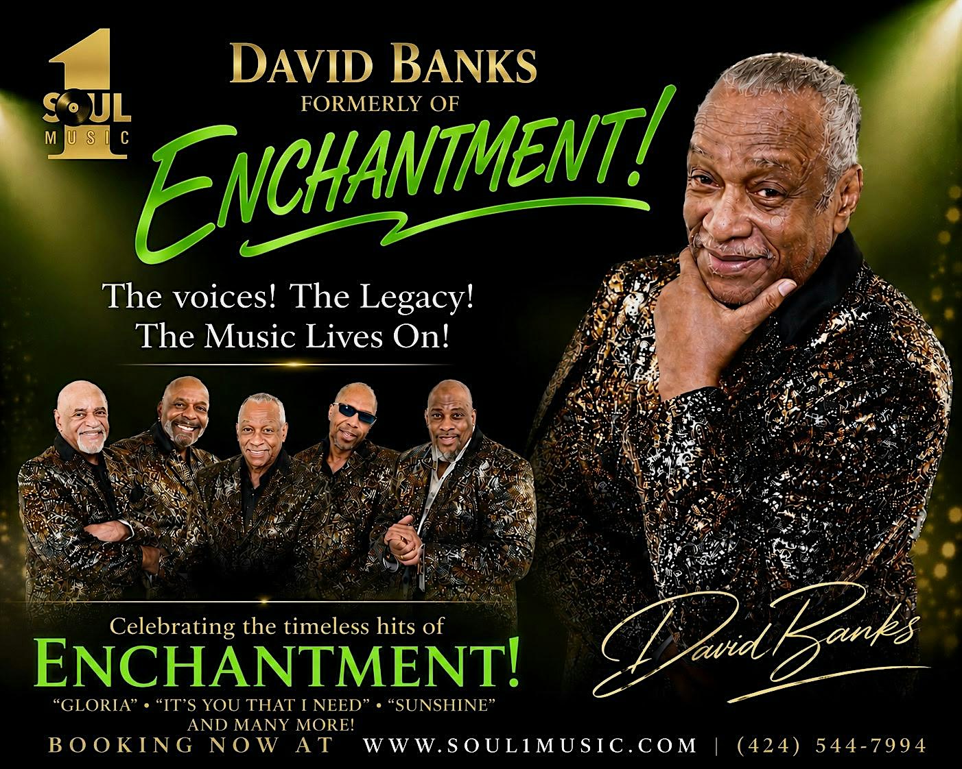 DAVID BANKS FORMERLY OF ENCHANTMENT — LIVE AT THE PRESTIGE!