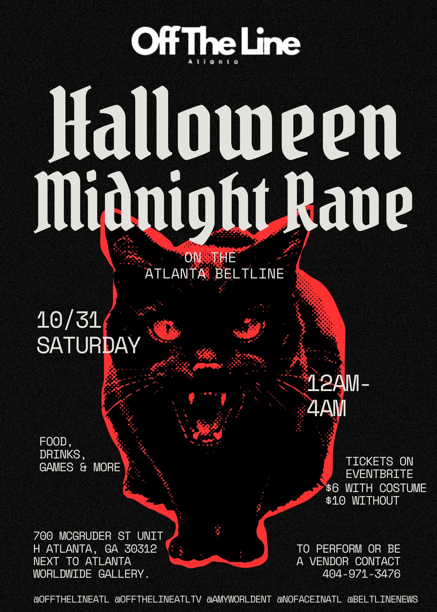 Halloween Rave On The Atlanta Beltline