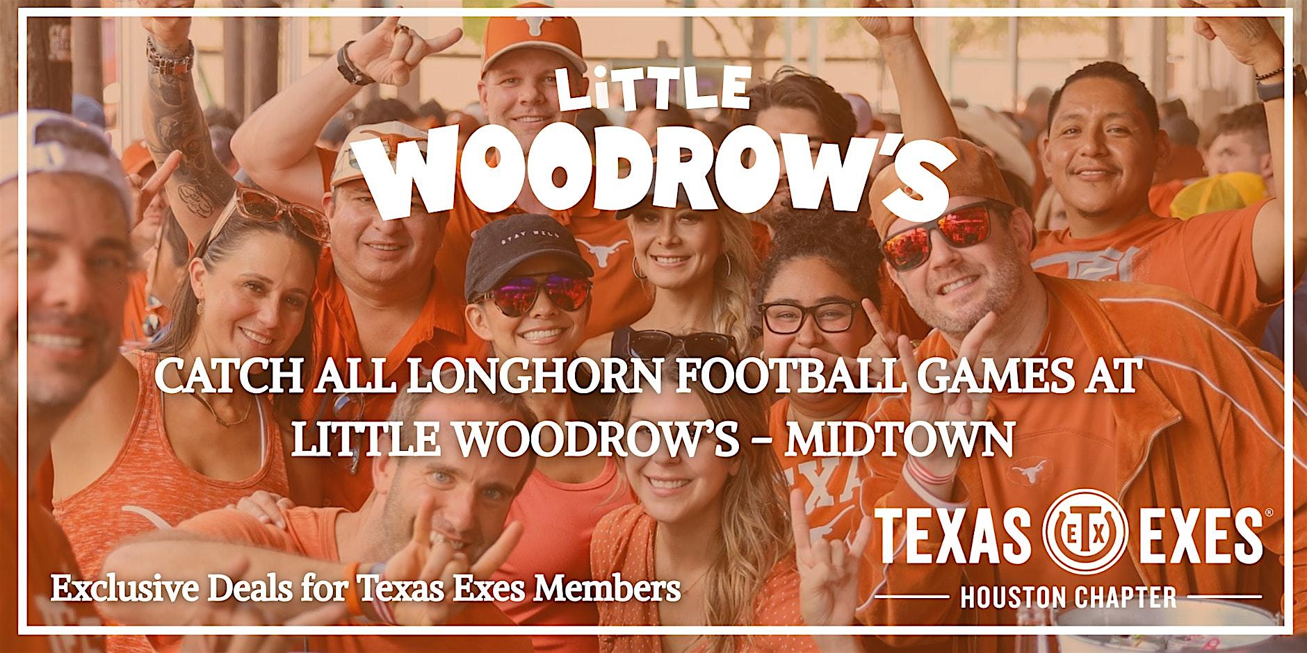 Texas vs. Tennessee Watch Party - Little Woodrows Midtown