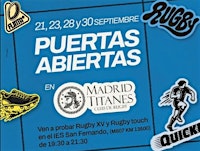 Puertas abiertas Madrid Titanes CR - Septiembre 2026