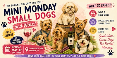 Weekly Wine and Mini-Dog Meetup