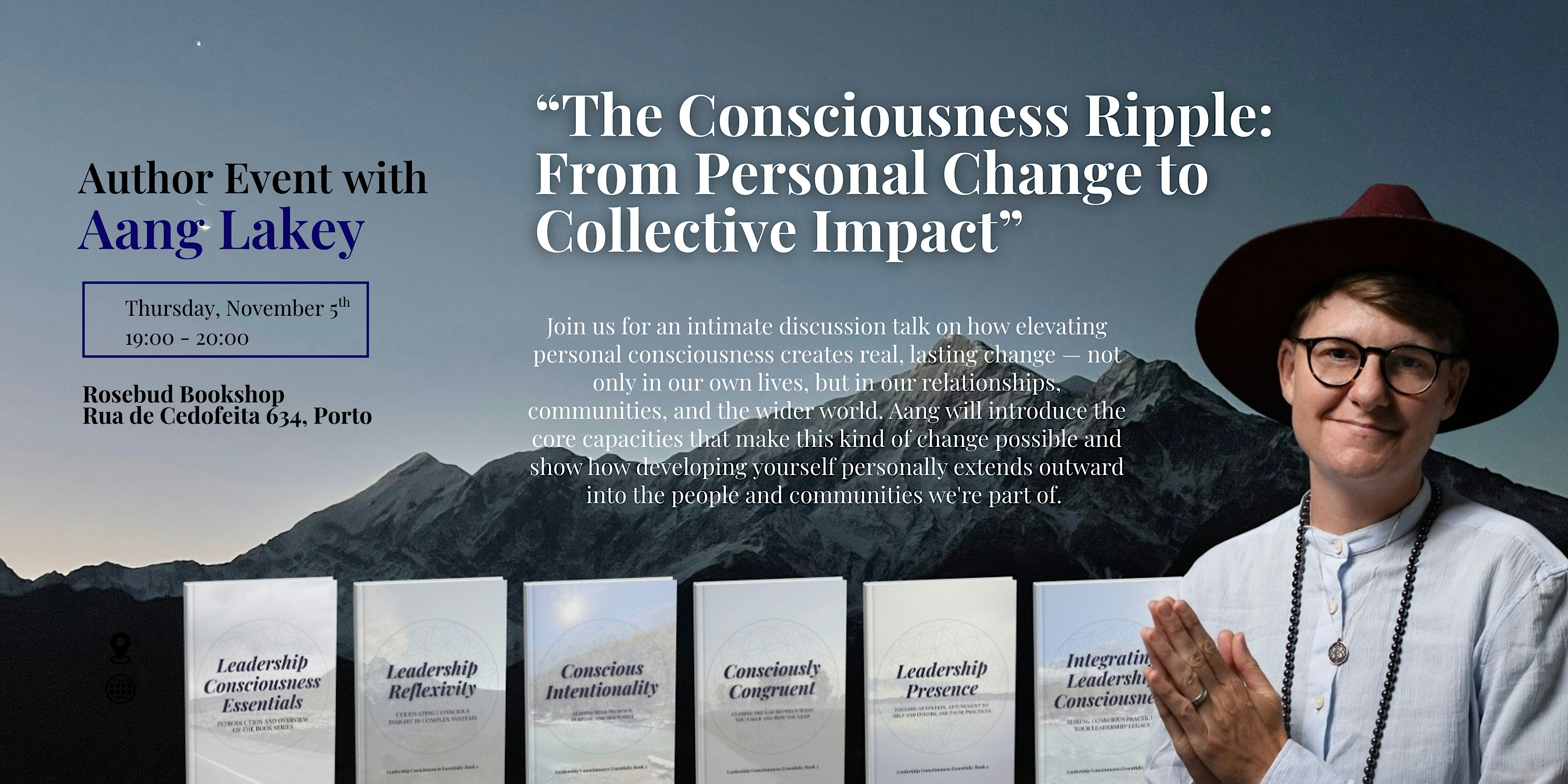 Author Event: Aang Lakey - The Consciousness Ripple