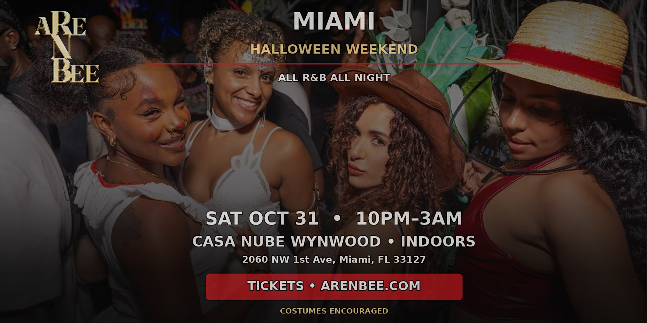 ARE N BEE Miami: R&B’s Not Dead — Halloween Weekend